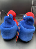 Marvel Spiderman Plush Sock Slippers w/ Stuffed Spidey Face Kids Size 11/12