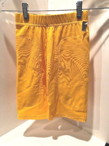 Women's Adams Compression Sliding Shorts  W899 Gold  New