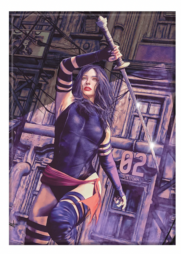 Marvel Maruaders 1 Turini Variant Psylocke Ata-Boy Magnet 2.5