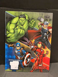 Marvel Avengers Bound Notebook 1 cm Graph Paper 40 Pages + Sticker Sheet NEW