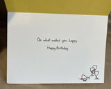 Birthday Greeting Card w/Envelope NEW