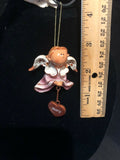 Pink Mary Prayer Angel Orn by the Encore Group made by Russ Berrie NEW