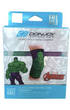 New Marvels Hulk Elastic Compression Knee Sleeve PEDIATRIC Youth Avengers