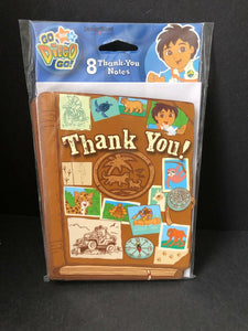 Go, Diego, Go! Nick Jr Diego Cartoon Kids Birthday Party Thank You Notes Cards