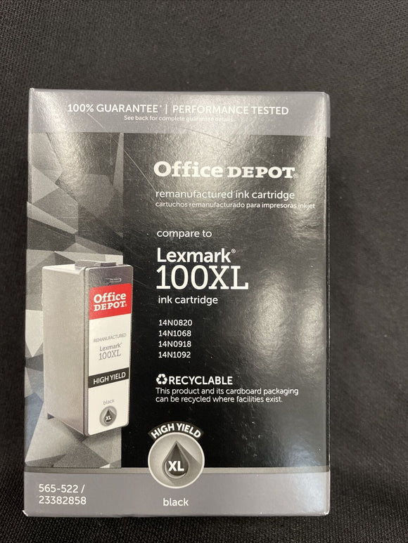 Office Depot Ink Cartridge Lexmark 100XL Black