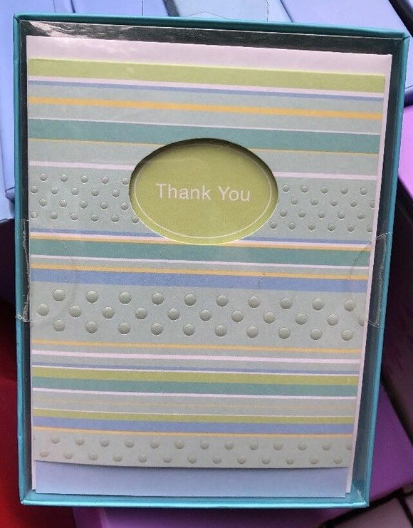 American Greetings Thank You Note Cards 10 w Envelopes NEW