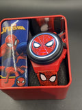 Spiderman Youth LCD Watch Light Up Face That Flips up to LCD Display Red Band