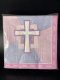 Communion 'Rejoice' Pink Small Napkins (36ct)