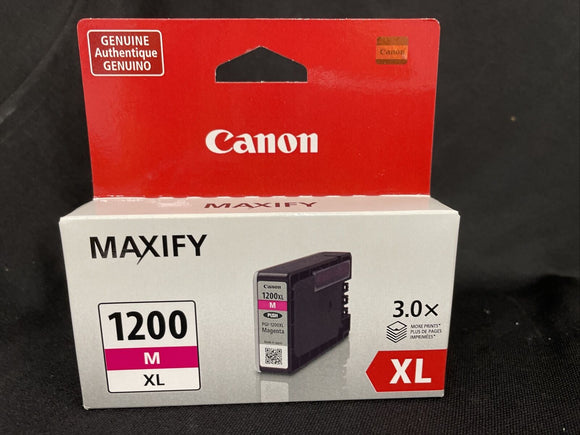 Canon MAXIFY PGI-1200 XL (M) Magenta Pigment Ink Tank - Made in Japan.