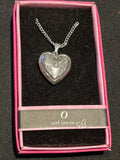 Heart Picture Locket With Love Necklace 16-18" Chain "O"
