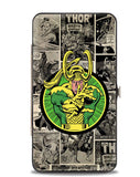 Buckle Down Marvel Loki Poses Comic Book Block Hinged Womens Wallet