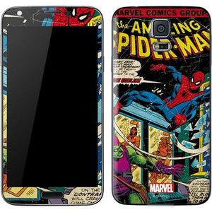 Marvel Comics Spiderman Galaxy S5 Skinit Phone Skin NEW