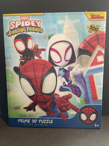 Spidey & Amazing Friends Prime 3D 200 Pc  Puzzle