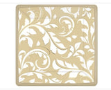 Gold Elegant Scroll Plates 7 Inches, 8 per Package