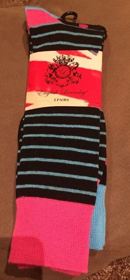 NWT English Laundry Men's Socks 2 Pairs