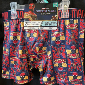 Marvel Studios Spider-Man: No Way Home 2 Pairs Of Boys Boxer Briefs Size 10