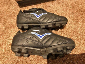 Allegro Kids Cleats Black/Blue/White NEW