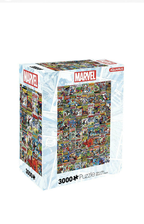 Marvel Comics Covers Superheroes 3000-Piece Jigsaw Puzzle