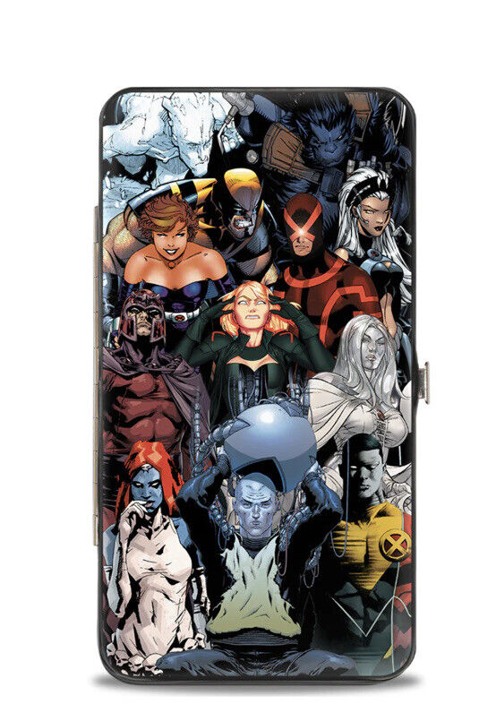 Buckle Down Marvel X-Men 12 Mutants Character Group Pose Hinged Wallet