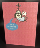 Shih Tzu Dog with Angel Wings Funny Birthday Greeting Card w/ Envelope