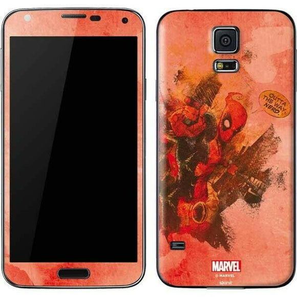 Marvel Deadpool Nerd Galaxy S5 Skinit Phone Skin NEW