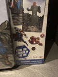 Capt America & Red Skull Double-sided Adventure Set & 23 Magnets With Tin Case