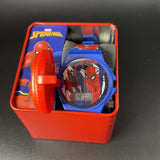 Marvel Spiderman Face Light Up Flip Top Kids LED Watch W/Decorative Band