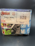 Boys 3 Pack Marvel Avengers Brief Underwear Sz 6