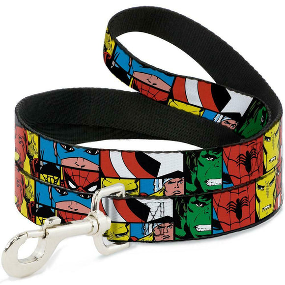 Buckle Down DOG LEASH - MARVEL SUPERHERO COMIC BLOCKS1