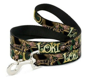 Marvel Loki Poses Leash 1” wide 4ft long