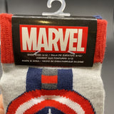 Marvel Captain America 2Pack Men’s Socks Size 6-12