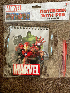 Marvel Avengers Notebook Stationery Set with Pen 40 Sheets NEW