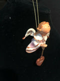 Pink Amy Prayer Angel Orn by the Encore Group made by Russ Berrie NEW