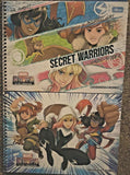 Marvel Rising Secret Warriors Drawing Paper  80 Pages + Sticker Sheet NEW