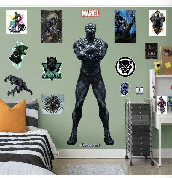 Marvel Black Panther Wakanda Forever Officially Licensed Wall Decal 1900-00892-001