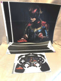 Marvel Captain Marvel Carol Danvers PS4 Bundle Skin By Skinit NEW