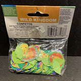 Wild Kingdom Confetti Animals NEW