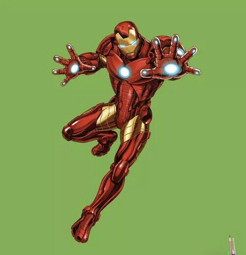 IRON MAN Offically Licienced Wall Decal 15-17182 Fathead 24”wide x 36” Tall