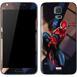 Spider-Man in City Galaxy S5 Skinit Phone Skin Marvel NEW