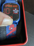 Spiderman Kids Touch Screen LED Watch In Metal Gift Box