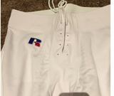 Russell Athletic Youth Football Pants White XL