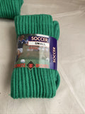 2 (Two) Pair PowerSox Moretz Soccer Socks Kelly Green Size Small NWT