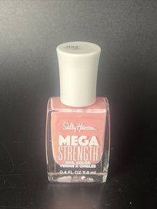 Sally Hansen Mega Strength Nail Polish 024 Pink Like A Girl New