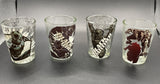 Marvel Avengers Black Panther 4 Pack Of 1.5oz  Shot Glass Set