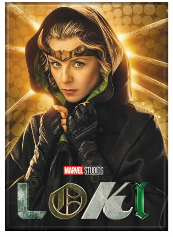 Marvel Loki Sylvie Poster Ata-Boy Magnet 2.5
