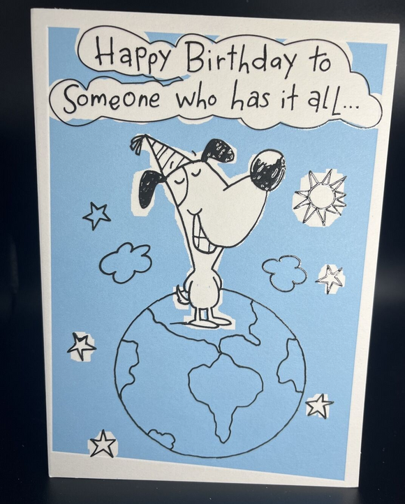 Humor Birthday Greeting Card w/Envelope