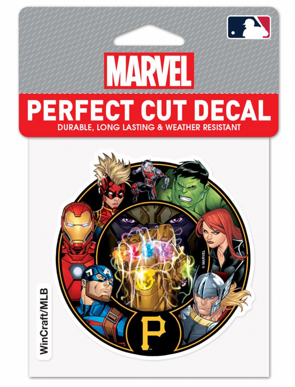 Pittsburgh Pirates Marvel Avengers Perfect Cut Decal 4