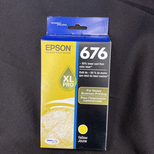 Epson 676 XL Pro Yellow Ink Cartridge Genuine EXP 2024