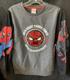 Spiderman Kids Reversible Sequins Face/Logo W/Graphic Sleeves Kids M (7-8) Marvel