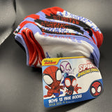 Marvel Spidey & Amazing Friends 12pairs Assorted No Show Socks Boys Sz 4-6